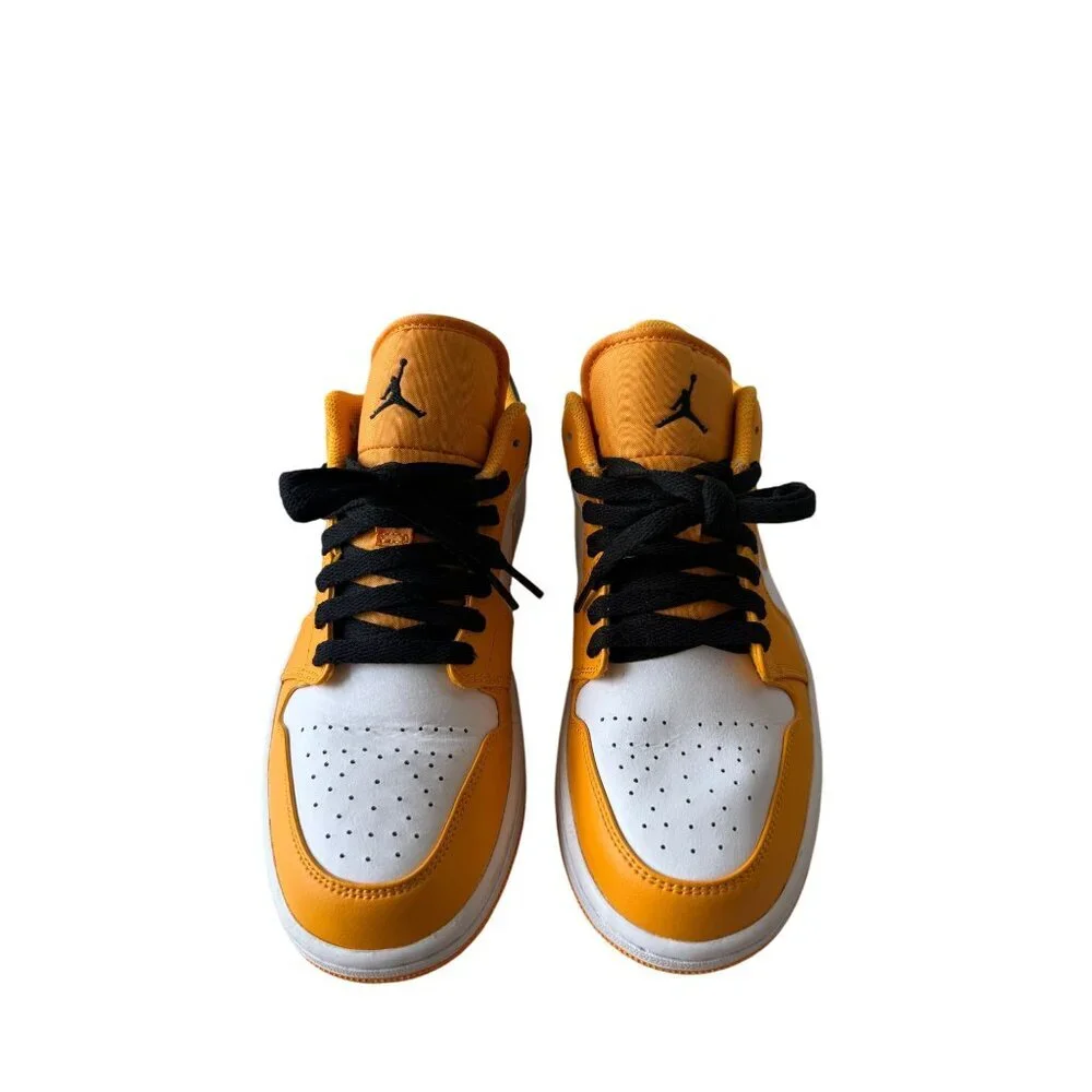 Nike Air Jordan 1 Low Taxi Yellow Shoes Size 9 Basketball Sneakers 553558-701